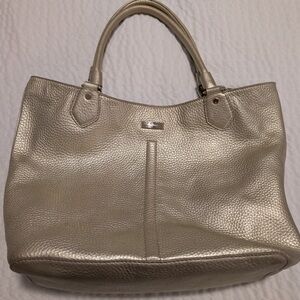 Cole Haan Metallic Gold Tote Bag / Purse
